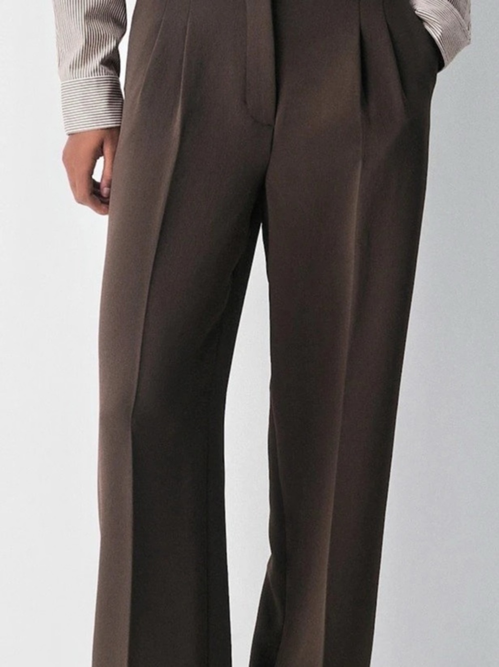 Aritzia The Effortless Pant Brown Trousers Like New